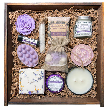 Lavender Wood Gift Box